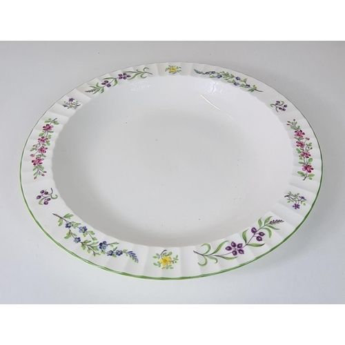 48 - Large meat plate together with Royal Worcester dishes and plates shipping group (C), optional combin... 