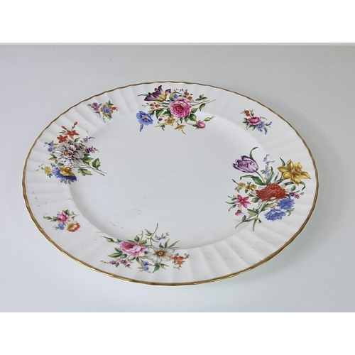 48 - Large meat plate together with Royal Worcester dishes and plates shipping group (C), optional combin... 