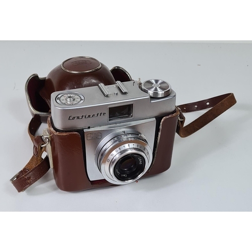 71 - Zeiss-Ikon Continette camera with carry case. Shipping group (A), optional combined shipping or coll... 