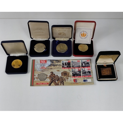 115 - 6 commemorative coins including 50th anniversary of the D-Day Landings 50 pence piece. Shipping grou... 