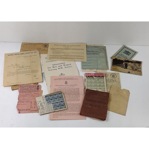 154 - Large collection of wartime ephemera including black and white photographs, (see additional photos).... 