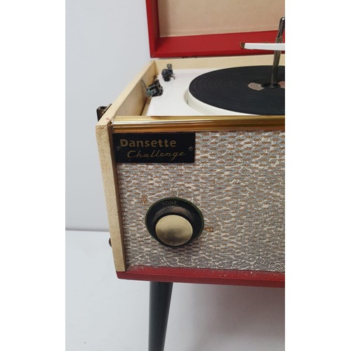 168 - Mid century Dansette record player. Collection in person / your own courier.