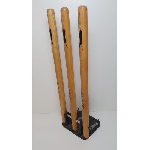 261 - Slazenger sprung cricket stumps. Collection in person / your own courier.