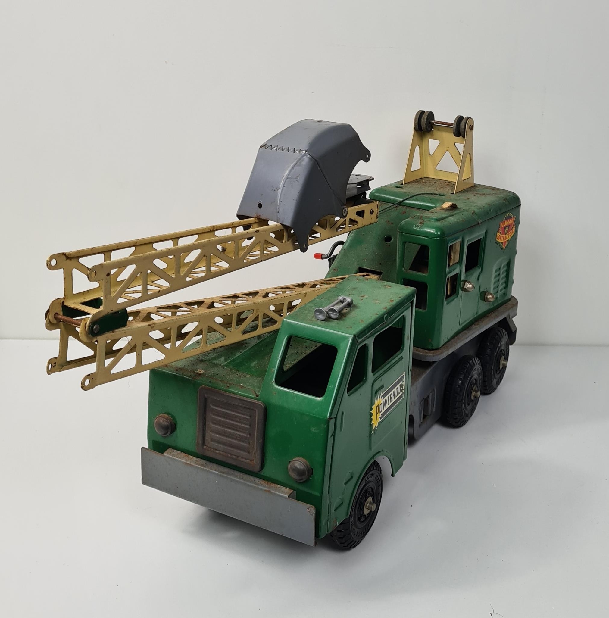 Louis Marx Powerhouse vintage pressed steel 'Lumar