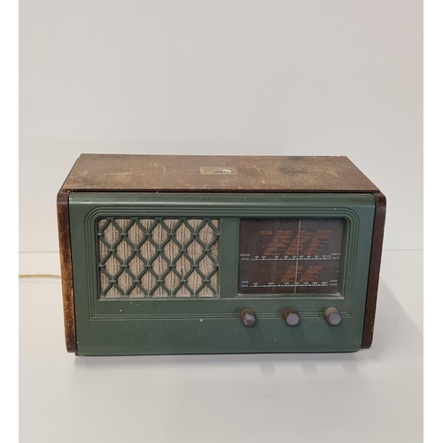 174 - Vintage His Masters Voice radio. Collection only.