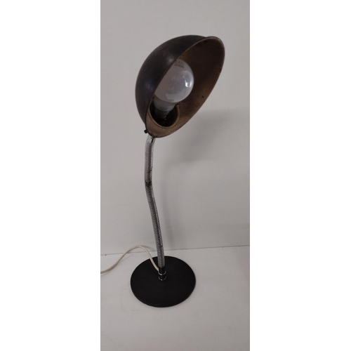 352 - Gooseneck study lamp. Collection only.