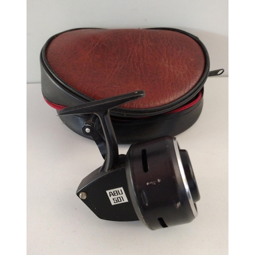 379 - Abu 501 closed face fishing reel. Shipping Group (A).