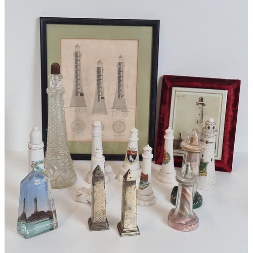 360 - Good selection of collectable lighthouse themed items. Collection only.