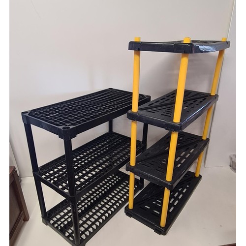 306 - Sturdy plastic shelving. Collection only.