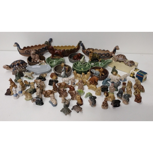 145 - Large selection of Wade pottery including Whimsies. Collection only.