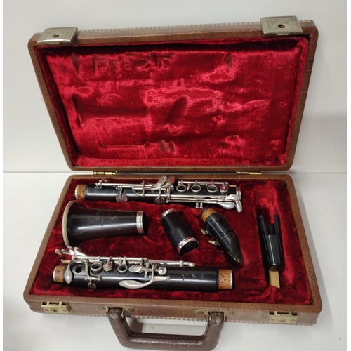 157 - Boosey & Hawkes cased clarinet. Shipping Group (A).