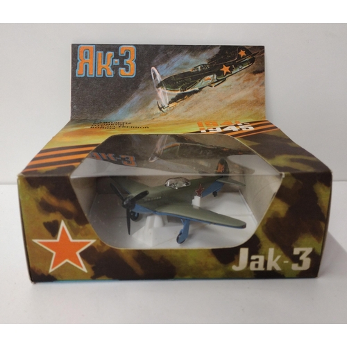 159 - Vintage Jak-3 RK-3 1941-45 model fighter plane in original box. Shipping Group (A).