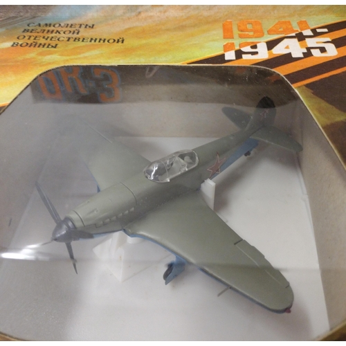 159 - Vintage Jak-3 RK-3 1941-45 model fighter plane in original box. Shipping Group (A).