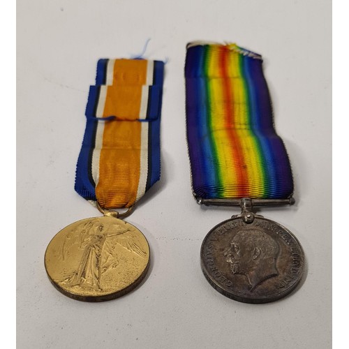 178 - WWI Victory Medal and British War Medal awarded to 223531 GNR T.S.F BOND RA. Shipping Group (A).