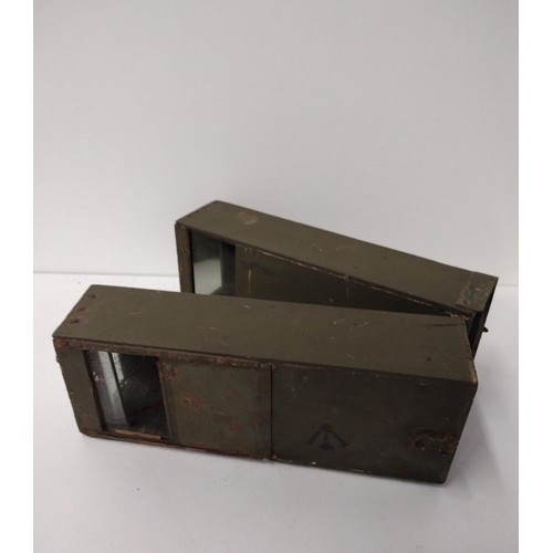 172 - Rare WW1 British Trench Box Periscope. A very good example box periscope carrying the broad arrow ma... 