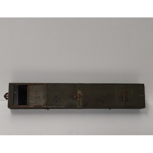 172 - Rare WW1 British Trench Box Periscope. A very good example box periscope carrying the broad arrow ma... 