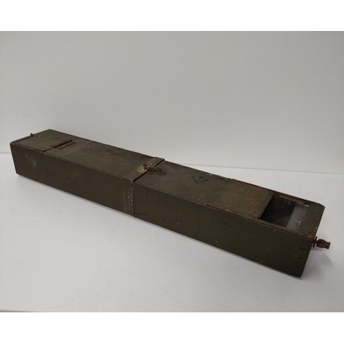 172 - Rare WW1 British Trench Box Periscope. A very good example box periscope carrying the broad arrow ma... 