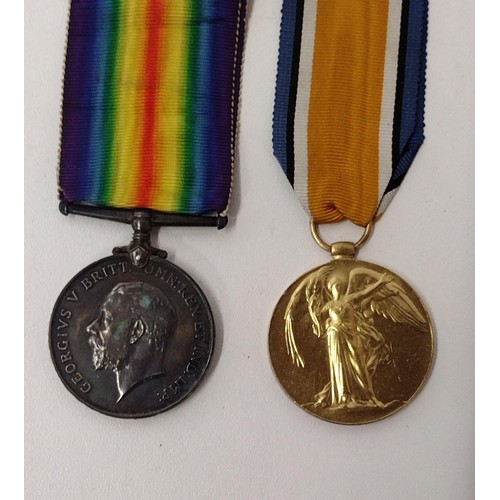 175 - WWI British War Medal and Victory Medal  awarded to Goronwy Owen Roberts, Telegraphist, Mersey Z/239... 