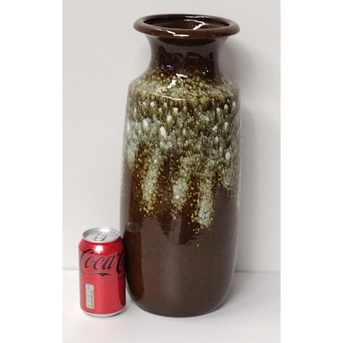 259 - 1970 West German floor vase Scheurich-Keramik 239-41. Standing 41cm. Collection only.