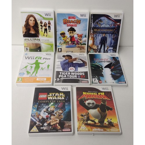 261 - (8) Nintendo Wii games. Shipping Group (A).