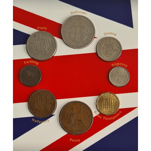 156 - Great Britain 1996 Cased Coin Set together with Westminster 1996 £5 Coin. Shipping Group (A).