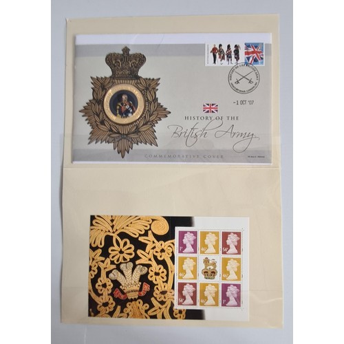 171 - History of the British Army The Royal Scots Dragoon Guards, Commemorative Cover with unused QE Stamp... 