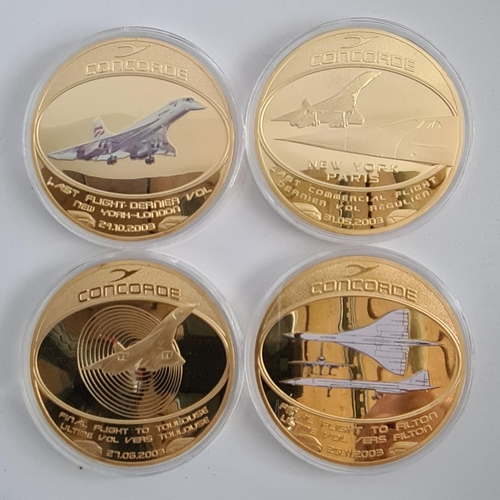 181 - Concorde - The Final Farewell Cased Proof Coin Set with 2 London to New York Boarding Passes. COA nu... 