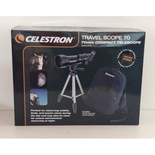 379 - Celestron travel scope 70. Shipping Group (A).