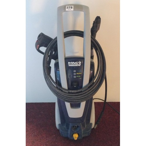 378 - Mac Allister 240v pressure washer and accessories. Collection only.