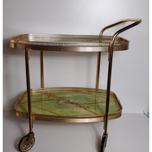 338 - Mid Century tea trolley. Collection only.