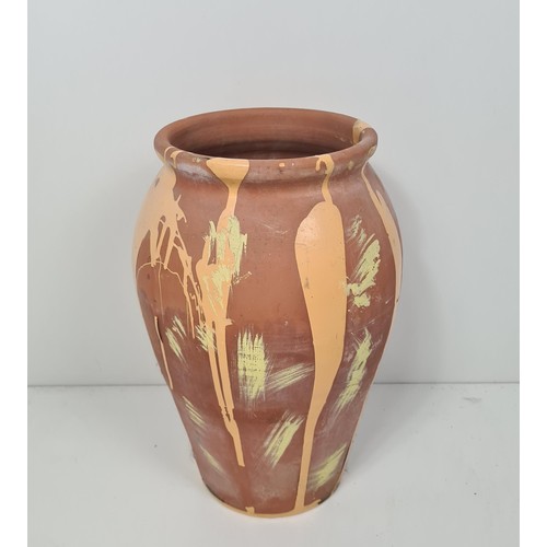 370 - Large earthenware vase. Collection only.