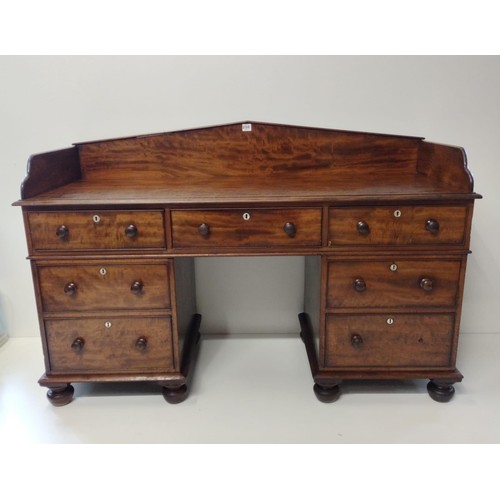 250 - Antique desk H:190 x W:166 x D:63 cm. Collection only.