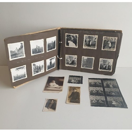 343 - Interesting assortment of black and white photographs. Shipping Group (A).