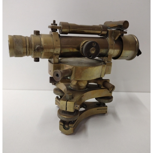 119 - Brass theodolite. Shipping Group (C).