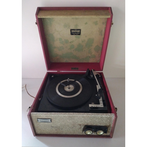 202 - Vintage Dansette Temo record player. Collection only.