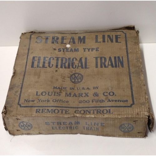 229 - Louis Marx & Co., vintage Stream Line electrical  train set. Collection only.