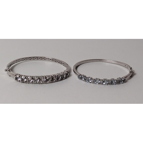 6 - (2) .926 silver bangles gross weight 27g. Shipping Group (A).