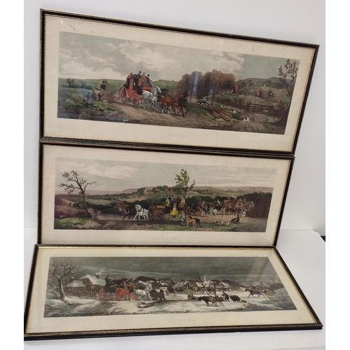 288 - 3 framed and glazed prints Collection only.