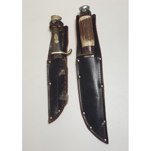 69 - Vintage Bowie knife and one other. Shipping Group (A).