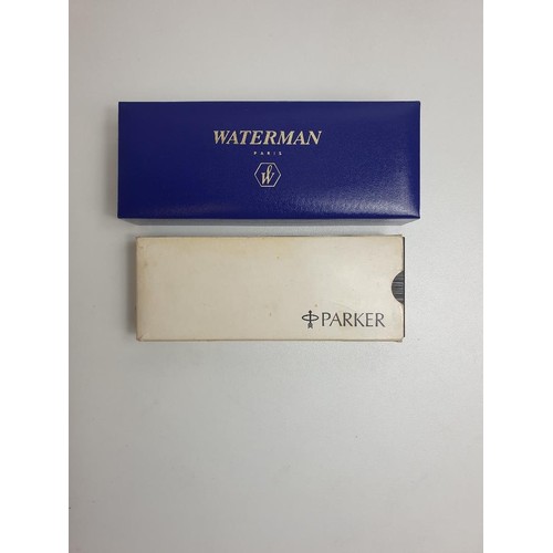 83E - (2) pens by Waterman and Parker. Shipping Group (A).