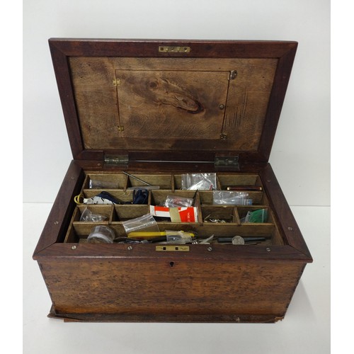 274 - Sewing box and contents  Collection only.