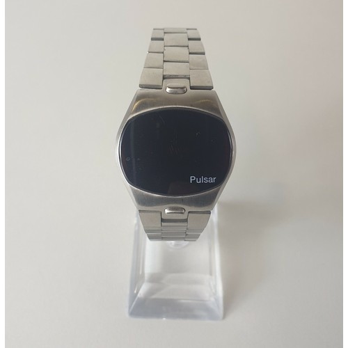 Pulsar red led online watch