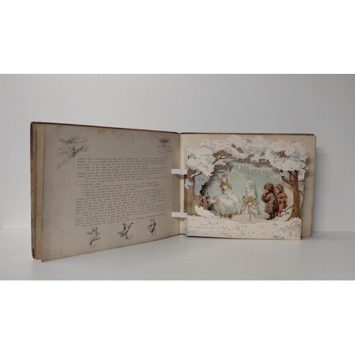 132 - Antique pop-up book; Peeps into Fairyland dated 1898. Shipping Group (A).