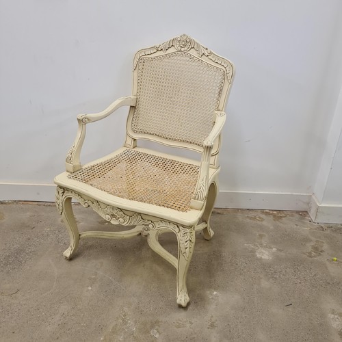 41 - Louis XVI style open armchair.