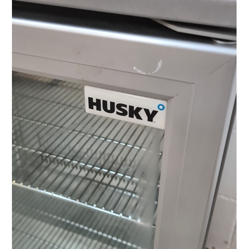 146 - A Husky brand drinks chiller. (fits Brunswick bar on lot number 48)