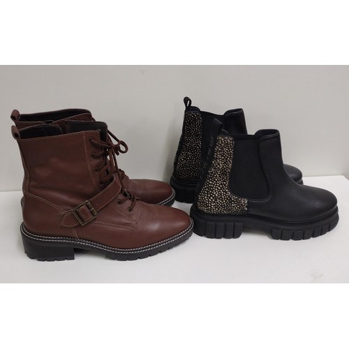57 - 'Maruei' ladies footwear size 7/41 and a pair of 'Next' boots size 8/42. Shipping Group (A).