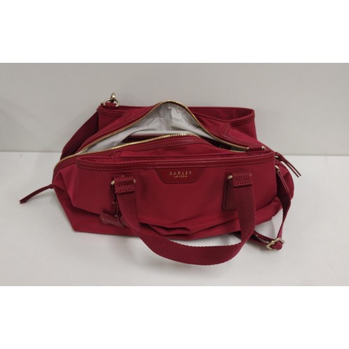 48 - 'Radley' red handbag. Shipping Group (A).