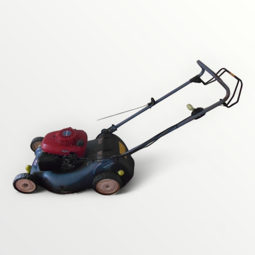 312 - A Honda powered petrol driven circular cutting lawn mower.