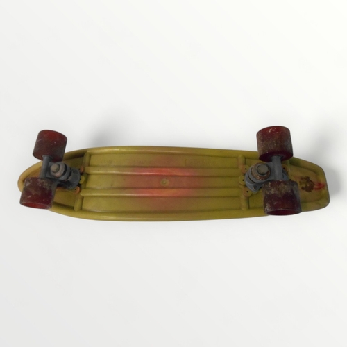 145 - Original 1970's Californian moulded plastic skateboard, 58cm long. Shipping group (B).