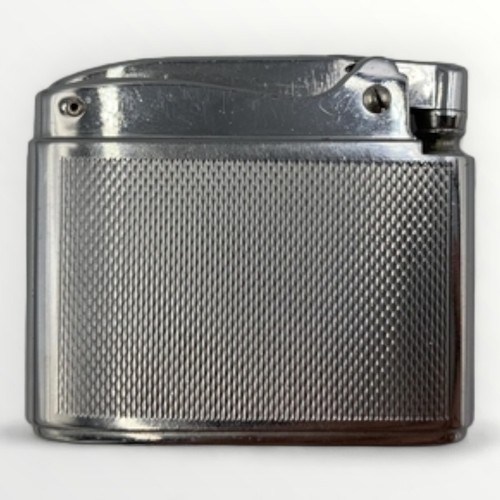 59 - Nine collectable vintage cigarette lighters; Ronson (8), Penguin (1). Shipping group (A).